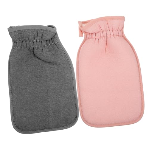 Didiseaon 2 Stück Sauberes Badetuch exfoliating glove exfoliate gloves Peeling Duschtuch Peeling-Handschuh Peelings handtücher Schrubben von Handschuhen nach Körper Peeling-Duschhandschuhe von Didiseaon