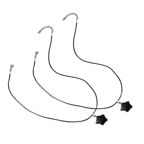 Didiseaon 2 Stück Sternanhänger Halskette für Teenager Damen Schlüsselbein Kette mit Natürlichem Stein Modisches Sommer Schmuckstück Zeitloses Design Dezente Freundschaftskette von Didiseaon