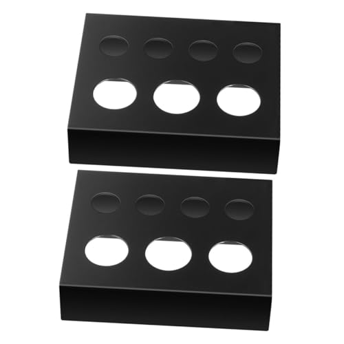 Didiseaon 2 Stück Tattoo Ink Cup Stand Pigmenthalter aus Metall Stabiler Organizer für Tattoo und Makeup Praktischer Tintenbecher Halter für Sauberes Arbeiten von Didiseaon