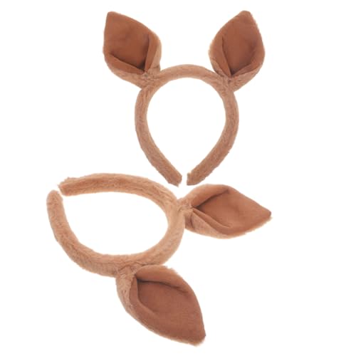 Didiseaon 2 Stück Tierohren Haarreif für Niedlicher Animal Ears Haarband Lustiges Kostüm Zubehör für Cosplay Partys und Fotoshootings aus Weichem Material von Didiseaon