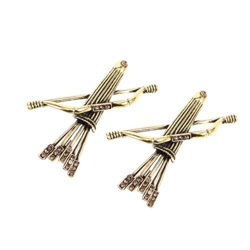 Didiseaon 2 Stück Vintage Broschen für Herren Mittelalterliche Wikinger Umhang Pins aus Langlebiger Zinklegierung Vielseitig als öltropfen Anstecknadeln und Anzug Reversblumen Handpoliert von Didiseaon