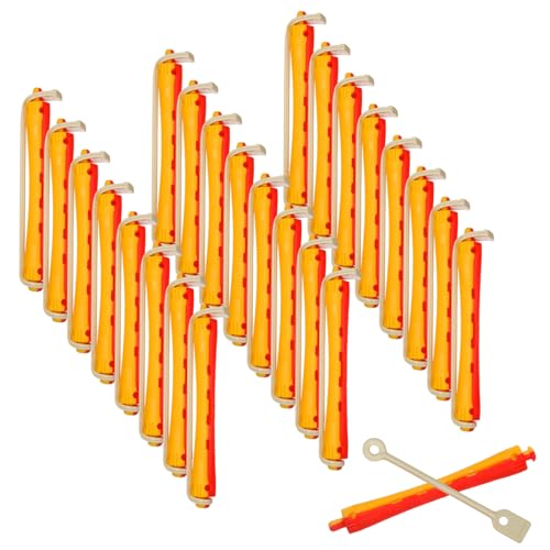 Didiseaon 24 Stück Dauerwellenstäbe Für Kurzes Haar Spiral Haarwickler Mit Gummiband Selbstgemacht Haarstyling Für Zuhause Und Friseure Haarschonend Für Männer Und Frauen von Didiseaon