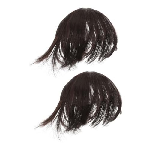 Didiseaon 2stücke Unsichtbare Haarteile Für Frauen Synthetische Haartopper Für Kurzes Haar Leicht Und Natürlich Für Dünnes Haar Volumengebender Haaraufsatz Für Einen Vollen Look von Didiseaon