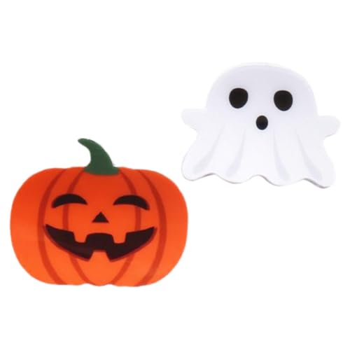 Didiseaon 2st Halloween-haarnadeln Süße Haarspangen Halloween-kürbis-haarnadeln Halloween-haarschmuck Haarspangen Für Frauen Gothic-haarschmuck Halloween-haarspangen Geist Acryl Damen Lustig von Didiseaon