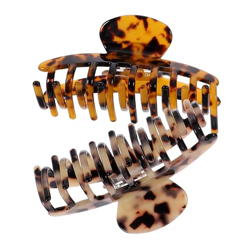 Didiseaon 2stücke Damen Große Leopard Muster Haarclip Haarklammern Haarspangen Haar Clips Zarte Leopard Muster Haar Klammer von Didiseaon