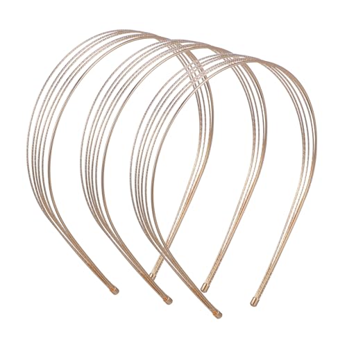 Didiseaon 3 Stücke Frauen Stirnband Set Metall Draht Stirnband Multi Schichten Dünne Haar Band Braut Kopfschmuck von Didiseaon