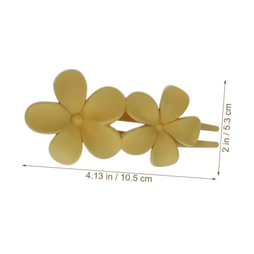 Didiseaon 3 Stück Teiliges Blumen haarspangen aus PC material Rutschfeste Haarklammern für Frauen Große Clips für Sicheres Styling und Sanften Griff Geeignet für Langes Haar und Elegante von Didiseaon