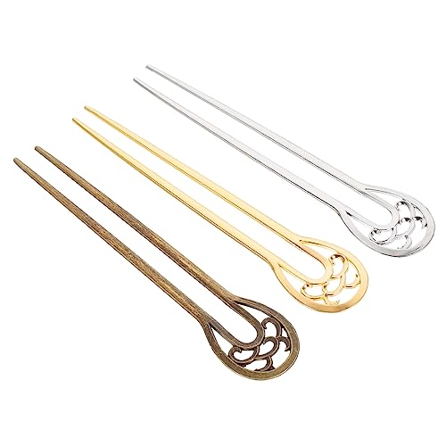 Didiseaon 3 Stück Teiliges U Förmiges Haarnadel aus Legierung Vintage Haarschmuck für Damen für Langes Haar Einfach zu Stylen Antikem und Geschenkidee Didiseaon 3 Stück Teiliges U Förmiges Haarnadel aus Legierung Vintage Haarschmuck für Damen für Langes Haar Einfach zu Stylen Antikem und Geschenkidee von Didiseaon