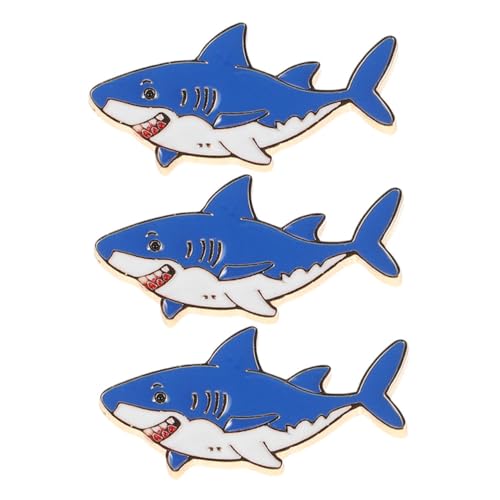 Didiseaon 3stücke Meerestier-anstecker Aus Zinklegierung Lustige Broschen Für Kleidung Tasche Schmuck Accessoires Für Damen Herren Teenager von Didiseaon