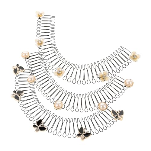 Didiseaon 3 Stücke Unsichtbare Haarfixierer U-Förmige Haarkämme für Haarschmuck für Mädchen Haarstyling Halter für Täglichen Gebrauch und Besondere Anlässe Didiseaon 3 Stücke Unsichtbare Haarfixierer U-Förmige Haarkämme für Haarschmuck für Mädchen Haarstyling Halter für Täglichen Gebrauch und Besondere Anlässe von Didiseaon