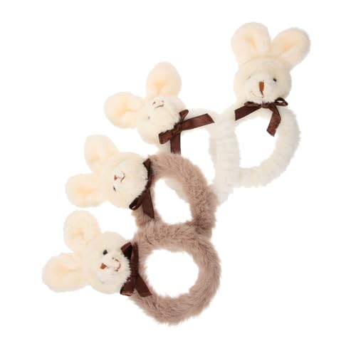 Didiseaon 4 Stück Haargummis Hasenform Elastische Haarbänder für Damen Haaraccessoires für Bequem und für Partys von Didiseaon