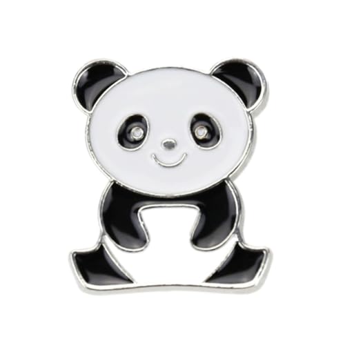 Didiseaon 4 Stück Panda Brustnadeln aus Langlebiger Legierung Niedliche Cartoon broschen für Studenten Kleines Geschenk Modische Abzeichen für Freizeitkleidung Auffällige und Kreative von Didiseaon