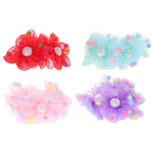 Didiseaon 4 Stücke Dutt Abdeckung Mesh Seil Haar Ring Zubehör Faux Net Dutts Frauen Pferdeschwanz Halter Haar Dutt Halter Haar Dutt Abdeckungen Haar Abdeckung Abs von Didiseaon