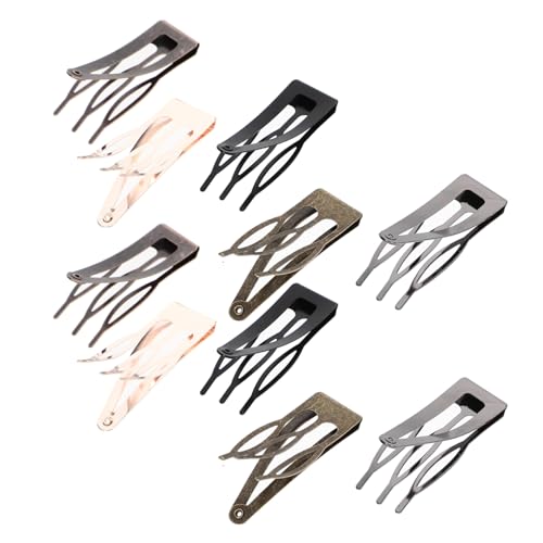 Didiseaon 40 Stück Teiliges Metall Haarspangen für Damen und Mädchen Langlebige Snap Haarclips in Schwarz Roségold Gunmetal Vintage und Rot Modische Haarschmuck-accessoires für Vielseitige von Didiseaon
