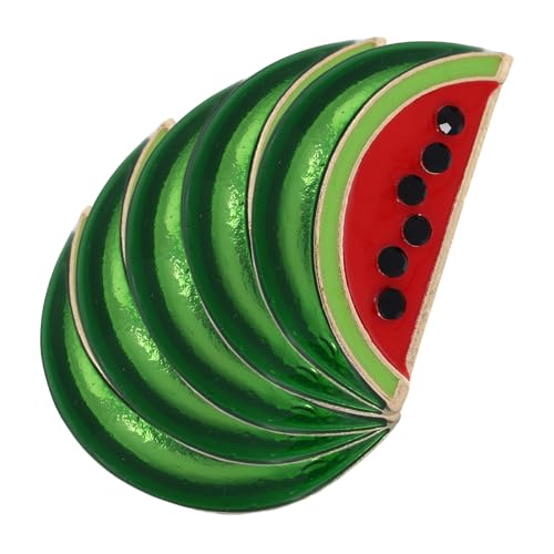 Didiseaon 5 Stück Wassermelonen-broschen Niedliche Reversclips für Cardigan und Schal Modische Anstecknadeln in Wassermelonenform Schmuck für Damen und Herren Vielseitig für Party und Alltag von Didiseaon