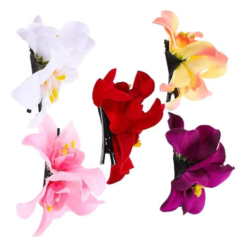 Didiseaon 5stücke Blumen Haarklammern Für Mädchen Und Frauen Süße Haarspangen Als Haarzubehör Für Tägliche Und Formelle Frisuren Sicherer Und Langlebig von Didiseaon