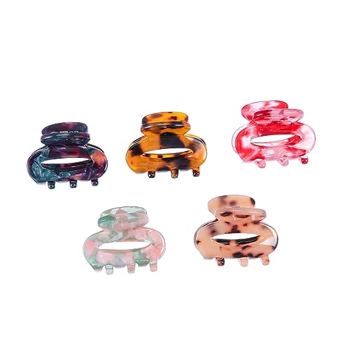 Didiseaon 5stücke Mini Haarklammern Kleine Haarkrallen Aus Strapazierfähigem Material Rutschfeste Haarspangen Für Alltägliche Styles Für Damen Und Mädchen Aller Altersgruppen Didiseaon 5stücke Mini Haarklammern Kleine Haarkrallen Aus Strapazierfähigem Material Rutschfeste Haarspangen Für Alltägliche Styles Für Damen Und Mädchen Aller Altersgruppen von Didiseaon
