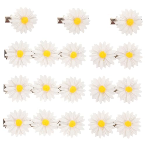 Didiseaon 9stücke Daisy Blumen Haarspangen Blumen-haarnadeln Clip Haarschmuck Für Frauen Mädchen Blumenhaarspange Für Party Feiertage von Didiseaon