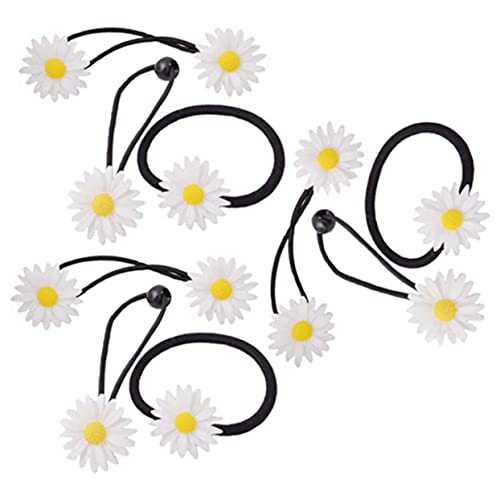 Didiseaon 9 Stück Haarspange Haarschmuck Mädchen Gänseblümchen für die Haare Blumen Gänseblümchen-Haargummis Gänseblümchen-Stirnband kleine Haarspangen Gänseblümchen-Haarspangen Plastik von Didiseaon