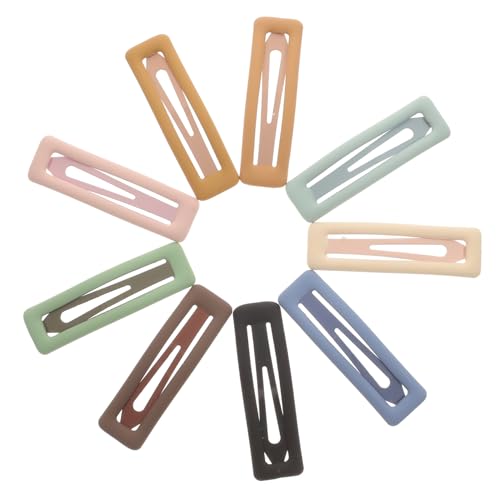 Didiseaon 9 Stück Teiliges Haarklammern Mädchen und Frauen Matte Farbige Haarklammern in Blau Milch Rosa Nuancen Leichte Langlebige Haarspangen für Alltag Schminken und Waschen von Didiseaon