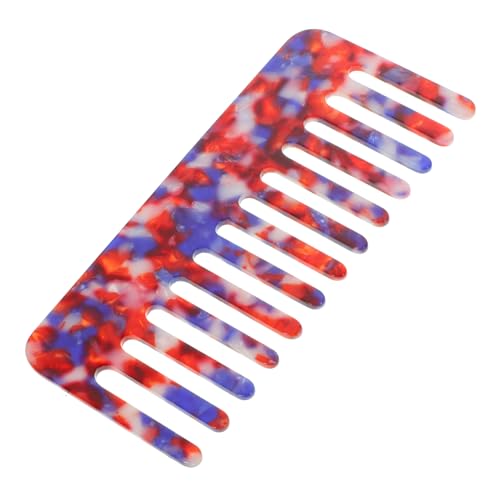 Didiseaon Breiter Zahnkamm für Lockiges Haar Leichter Haarkamm mit Breiten Zähnen Praktisch und Schonend Tragbar für Damen und Herren zum Entwirren und Styling zu Hause und Unterwegs von Didiseaon