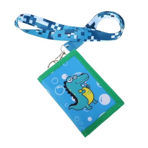 Didiseaon Cartoon Geldbeutel für Mädchen aus Robustem Canvas mit Reißverschluss und Trifold design Inklusive Abnehmbarem Lanyard und Hüftclip Buntes Portemonnaie mit Mehreren Fächern für von Didiseaon