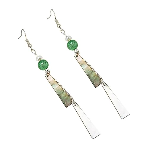 Didiseaon Chinesische Ohrringe Damen Bamboo Slice Ohrringe Leichtes Design Dangling Ohrschmuck Retro Statement Schmuck für Alltag und Fest von Didiseaon