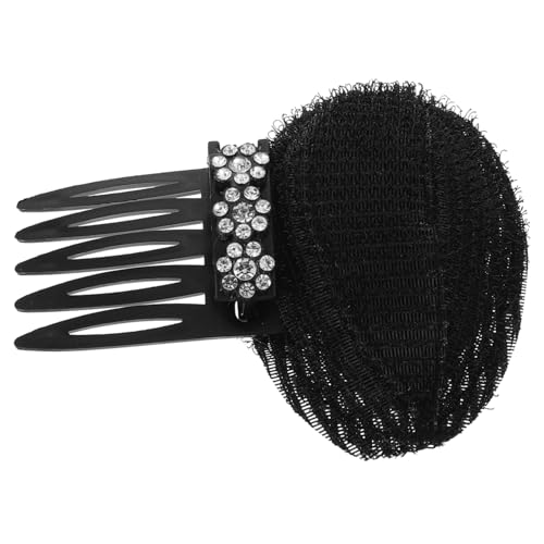 Didiseaon Eleganter Haarkamm mit Strassblume für Frauen Unsichtbarer Volumen haarclip für Formelle Anlässe und Hochzeit Perlenverziert Seitlich Tragbar zur Flyaway bändigung und von Didiseaon