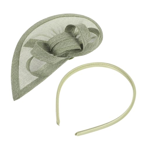 Didiseaon Fascinator Hut Für Damen Party Headwear Mesh Retro Haar Zubehör Hochzeit Maskerade Cocktailparty Teeparty Für Freundinnen Abschlussball Frisur Garderobe von Didiseaon