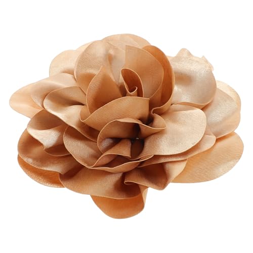 Didiseaon Große Handgemachte Blumenbrosche für Damen Anstecknadel Gelb Hochzeiten Partys Formelle Anlässe Einzigartiger Kleidungsschmuck von Didiseaon