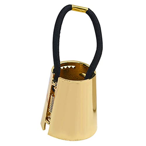 Didiseaon Haargummi-pferdeschwanz-knopf Goldhaargummi Einstellbar Binden Verstärker Klein Klare Haargummis Inhaber Glänzend Elastische Haargummis Haarringe Zöpfe Band Legierung Golden von Didiseaon