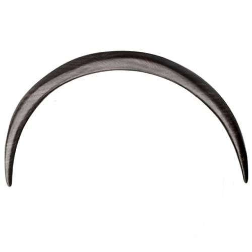 Didiseaon Handgeschnitzter Mond Haarnadel aus Holz Vintage Haarschmuck für Frauen Glatte Oberfläche Leichter Stabiler Haarstab für Dutt Frisuren für Mädchen und Damen von Didiseaon