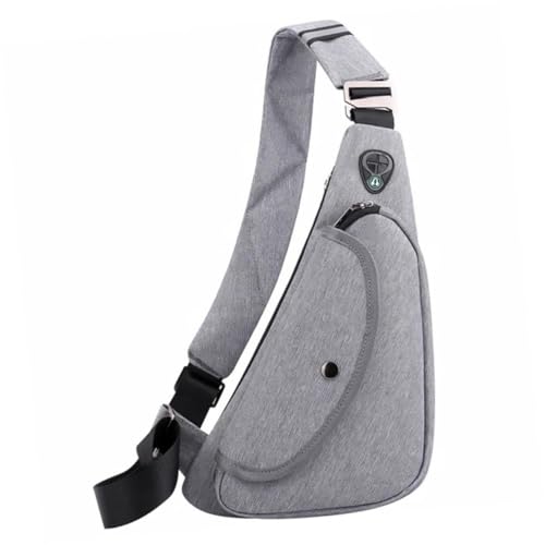 Didiseaon Herren Crossbody Bag aus Polyester Verstellbarer Breiter Gurt Leichte Wasserabweisende Brusttasche für Reisen und Outdoor Moderates Fassungsvermögen Komfortabel und Robust von Didiseaon
