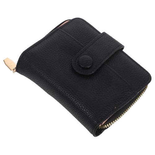 Didiseaon Kleine Kartenbörse mit Reißverschluss Litchi-Struktur Pu-Material Vielseitig Elegant Großes Fassungsvermögen Mehrere Kartenfächer für Alltag Reisen und Büro Stilvoller Organizer in von Didiseaon