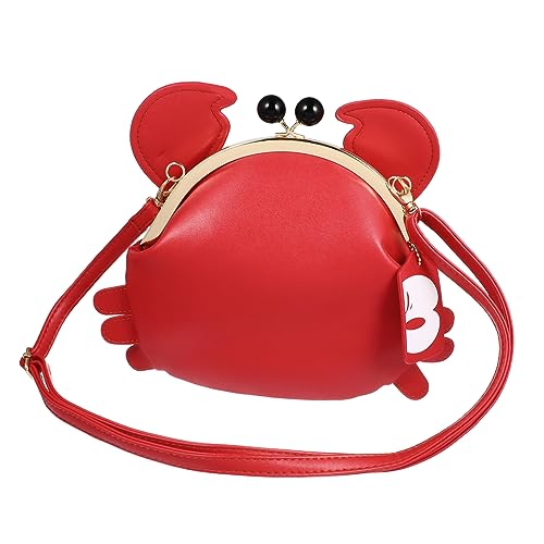 Didiseaon Krebsförmige Pu Umhängetasche Für Damen Anpassbarer Schultergurt Stilvolle Clutch Für Ausgehen Reisen Und Einzigartiges Design Für Mobiltelefone Geldbörsen Und Kosmetik von Didiseaon