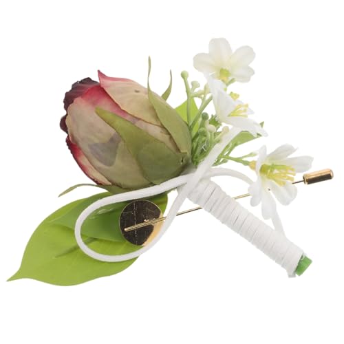 Didiseaon Kunstblumen Anstecker für Hochzeiten Brautjungfern Trauzeugen Corsage für Anlässe Wie Prom Zeremonien Jubiläumsfeiern von Didiseaon