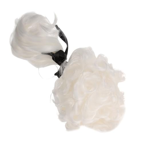 Didiseaon Lockige Richter Perücke aus Weichem Kunstfaser Material Komfortable Herren Kopfbedeckung für Cosplay Fasching und Kostümparty Wiederverwendbar und Individuell Kürzbar von Didiseaon