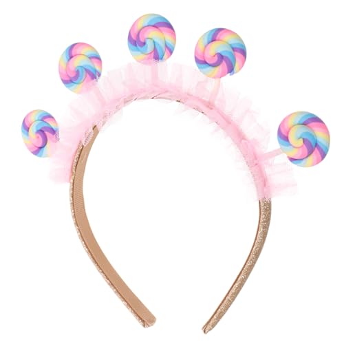 Didiseaon Lutscher-Stirnband hair accessories for girls fotozubehör Feiertagsparty begünstigt Geschenke Haarband für den Urlaub Haargummi Haarschmuck Kinder-Cartoon-Haarband von Didiseaon