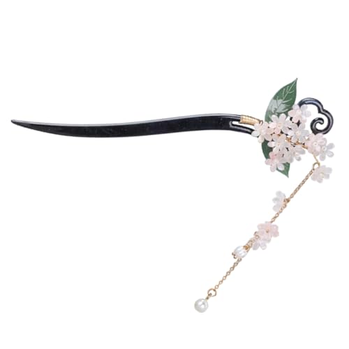 Didiseaon Minimalistische Haarnadel mit Blumenmotiv Robuste Haarschmuckstab für Damen Langlebig und Formbeständig Geeignet für Dutts Hochsteckfrisuren Stilvolles Geschenk zu Geburtstag oder von Didiseaon