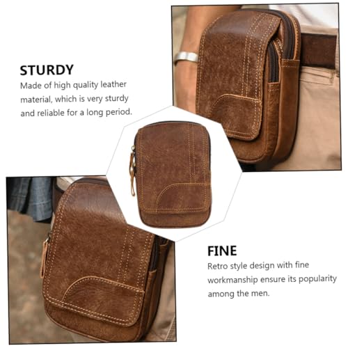 Didiseaon Multifunktionale Hüfttasche Outdoor Gürteltasche Herren Retro Stil für Wandern Radfahren Laufen Alltag von Didiseaon