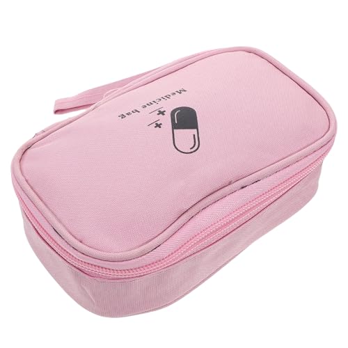 Didiseaon Klein Tragbare Medikamententasche Reise-medikamenten-organizer Mit Fächern Wasserdichte Pillentasche Für Camping Notfälle Und Täglichen Gebrauch von Didiseaon