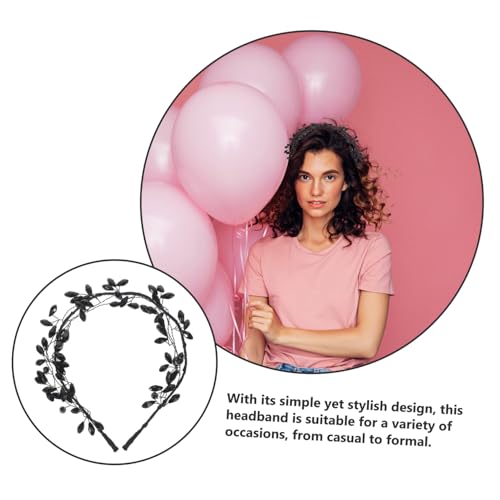 Didiseaon Schwarzes Wasserfall stirnband Damen mit Funkelnden Kunstkristallen Eleganter Haarschmuck für Party Hochzeit und Alltag Leichtes Glänzendes Accessoire für Frauen von Didiseaon