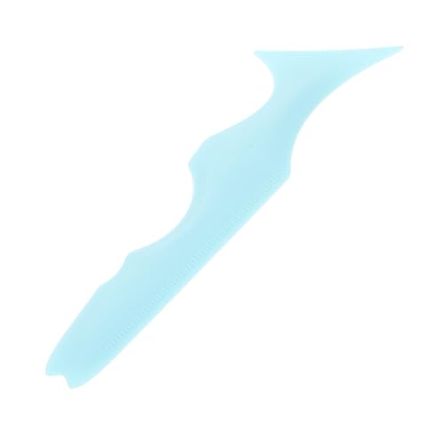 Didiseaon Silikon Eyeliner Schablone und Mascara Multifunktionales Lippenstift Hilfswerkzeug mit Ergonomischem Design Präzise Augen Make Up Unterstützung für Anfänger und Profis Blau von Didiseaon