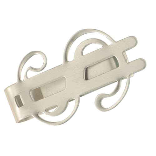 Didiseaon Sleek Geldklammer Multifunktionale Geldscheinklammer für Bargeld Quittungen Tickets Robuster Stilvoller Geldclip von Didiseaon