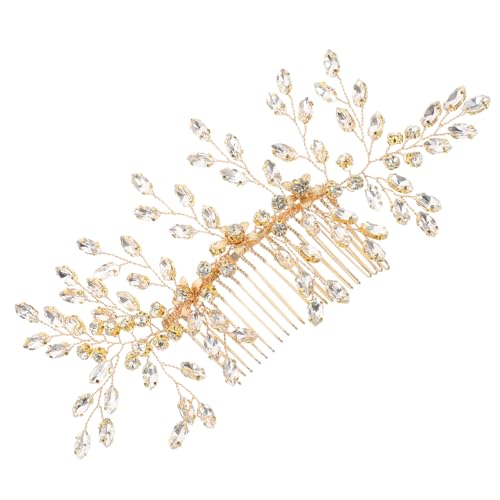 Didiseaon Strass Haarschmuck Goldene Haarspangen Für Hochzeitshaar Seitenkämme Für Frauen Brautjungfern Haarkamm Hochzeit Weißes Haar Accessoire Goldenes Brauthaar Goldene Didiseaon Strass Haarschmuck Goldene Haarspangen Für Hochzeitshaar Seitenkämme Für Frauen Brautjungfern Haarkamm Hochzeit Weißes Haar Accessoire Goldenes Brauthaar Goldene von Didiseaon