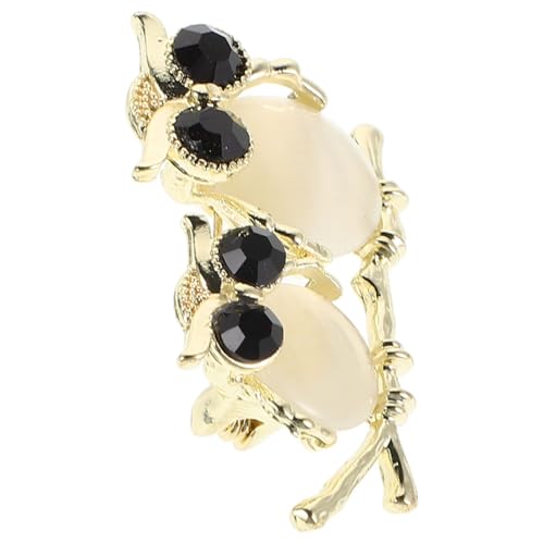 Didiseaon Eulen-anstecknadel Mit Strass Für Pullover Süße Brosche Für Mädchen Tier-clip Für Frauen Funkeln Leicht Anbringen von Didiseaon