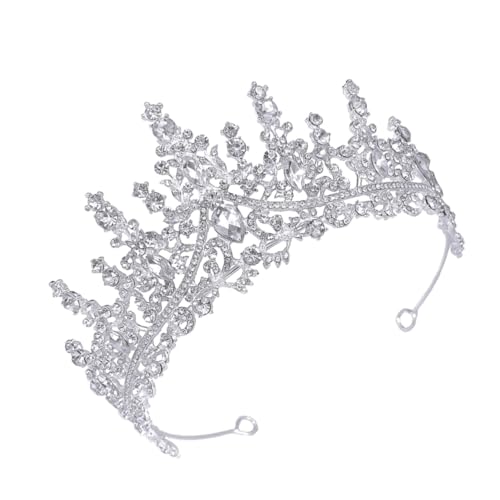 Didiseaon Tiara Krone für Damen Kopfschmuck Leichtes Design für Besondere Anlässe Wie Hochzeit oder Party Angenehm Stabil Fixiert von Didiseaon