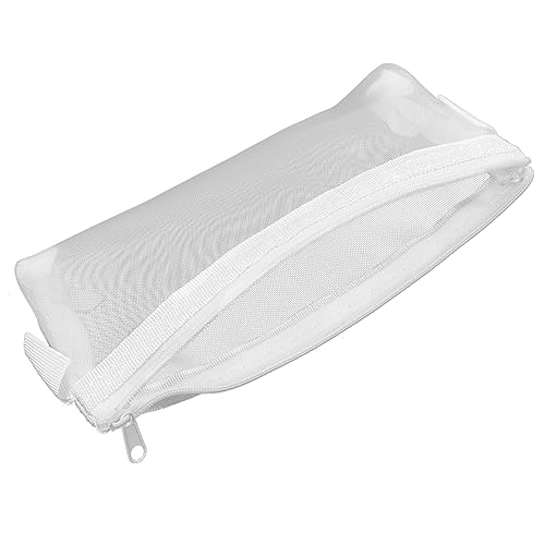 Didiseaon Großes Transparentes Federmäppchen Aus Mesh Praktische Aufbewahrungstasche Für Schreibwaren Für Schule Und Reisen Leicht Und Waschbar Mit Reißverschluss von Didiseaon