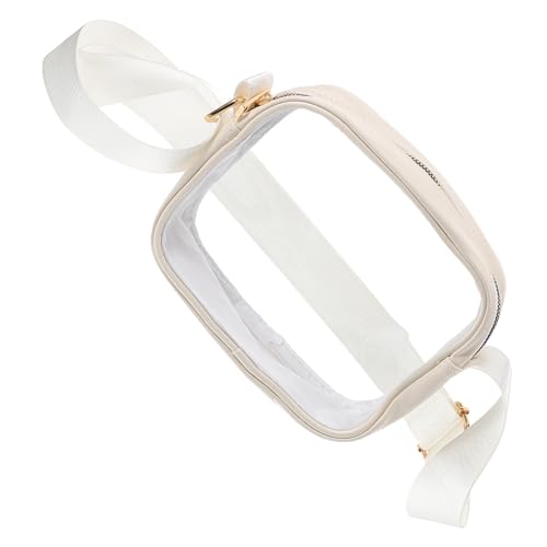 Didiseaon Transparente Crossbody Bag Damen Leichte Schultertasche mit Verstellbarem Gurt Klare Umhängetasche für Reise und Alltag Modische Durchsichtige Gürteltasche Organisiert und Tragbar von Didiseaon
