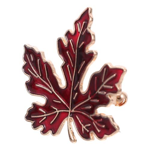 Didiseaon Vintage Ahornblatt Brosche Damen Anstecknadel Herbstmode Pins Schmuck für Kleidung Schal Tuchnadel Robust Farbecht für Thanksgiving Party und Alltag von Didiseaon